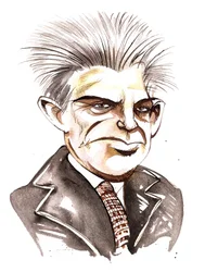 Carl Nielsen, Karikatur